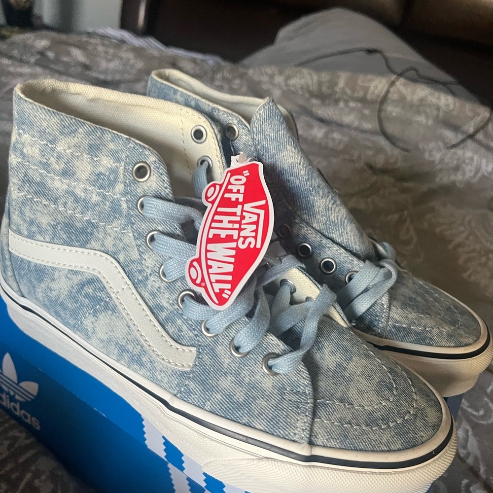 Vans Blue High-Top Sneakers
